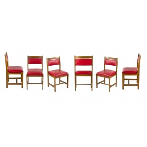 Set of Red Chairs