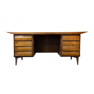 MELCHIORRE BEGA (ATTRIBUITO) Caselle di Crevalcore, 1898 - Milano, 1976 Wood desk