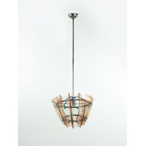 Pink and Green Vintage Chandelier
