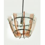 Pink and Green Vintage Chandelier