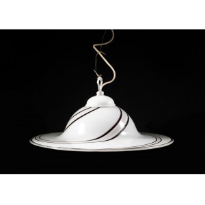 Murano Black and White Lamp