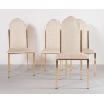 Alain Delon 8 AD 026 Chairs for Maison Jansen