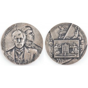 Medal, KONSTANTY ZAMOYSKI, 50 LAT MUZEUM ZAMOYSKICH W KOZŁÓWCE, 1994