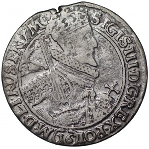 Zygmunt III Waza, ort 1621, Bydgoszcz, (16) pod popiersiem, NECNO SVE (R4)