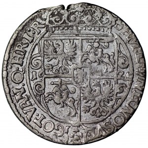 Zygmunt III Waza, ort 1621, Bydgoszcz, (16) pod popiersiem, NECNO SVE (R4)