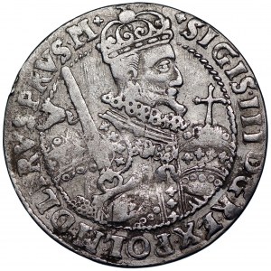Zygmunt III Waza, ort 1622, Bydgoszcz, z nienotowanym błędem HRTR (odwrócone T)