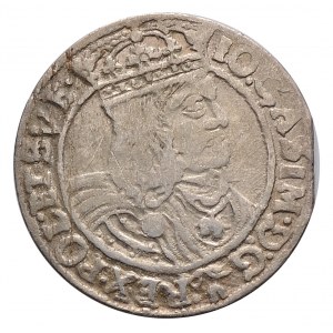 Jan II Kazimierz, szóstak 1662 GBA, Lwów, 'D' z odwróconego 'G' w DG