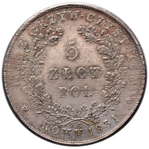 Powstanie Listopadowe, 5 złotych 1831