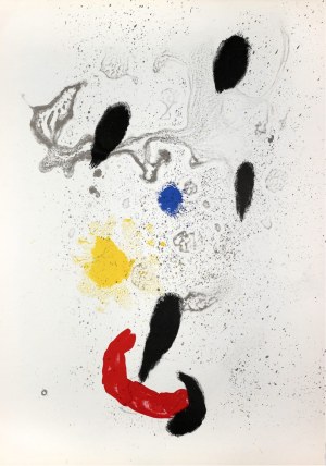 Joan Miro (1893 - 1983), Kompozycja, 1963