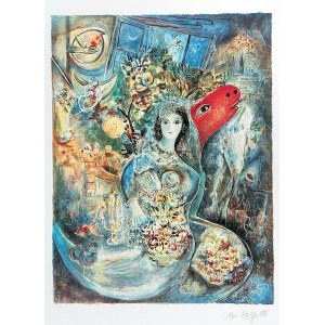 Marc Chagall (1887-1985), Bella und das rote Pferd