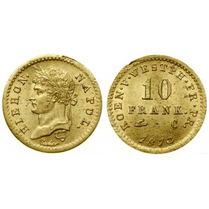 Niemcy, 10 franków, 1813 C, Kassel