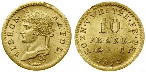 Germany, 10 francs, 1813 C, Kassel