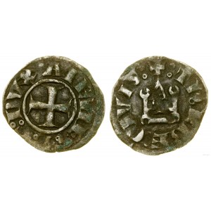 Krzyżowcy, denar turoński, 1280-1294