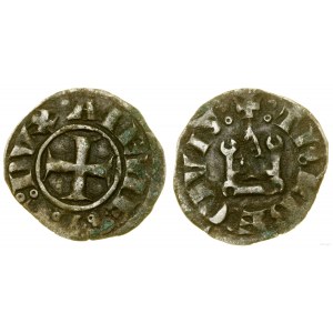 Krzyżowcy, denar turoński, 1280-1294