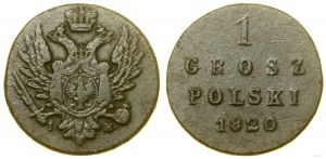 Polska, 1 grosz polski, 1820 IB, Warszawa