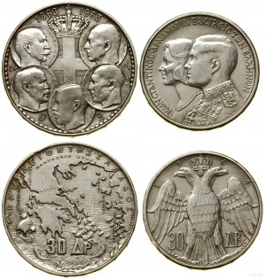 Greece, set of 2 x 30 drachmas