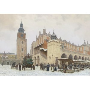 Vadim Voitekhovitch, The Main Market Square in Krakow, 2023