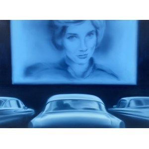 Bartłomiej Otocki, Ohne Titel (Pola Raksa), aus der Serie Drive-In Cinema, 2023