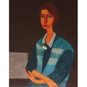 Roman Zakrzewski, Portrait of a Girl  1990