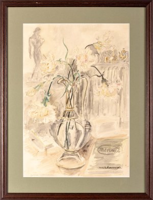 Maja Berezowska (1893 - 1978), Goździki w starej karafce