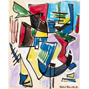 Maria DAWSKA (1909 - 1993), Abstraction; 1974
