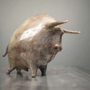 Bartłomiej ŚNIECIŃSKI (1977), Bull from Lascaux; 2023