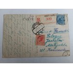 STAMP JAROSLAW 1931, PRE-WAR POSTCARD, REGISTERED STAMP, MONACO