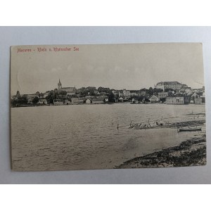 POSTCARD RYN RHEIN MRGOWO GIZYCKO, MAZURY MASUREN LAKE RYŃSKIE PRE-WAR 1915