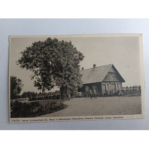 CARD ZUŁÓW ZULOWO COMMON SCHOOL NAMED AFTER MARJA PIŁSUDSKA PRE-WAR