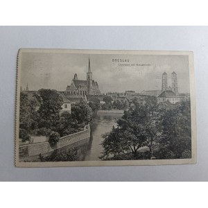 POCZTÓWKA WROCŁAW BRESALU DOMINSEL KREUZKIRCHE KOŚCIÓŁ PRZEDWOJENNA 1912 R