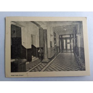 POSTKARTE LVOV LEMBERG HOTEL BRISTOL ADOLF HITLER RING 1943
