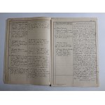 PROTOKÓŁ USTALENIA GRANIC, KRZEMIENNA, DYDNIA, BRZOZÓW, MIERNICZY INŻ. WŁADYSŁAW SYCHORA 1938 R