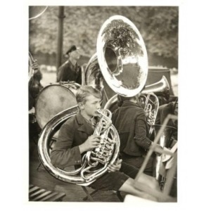Photographie figurant un Orchestre téchékoslovaque à Londres, 1935