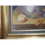 D'après Jacob VAN HULSDONCK, Natures mortes aux fruits,paire d'huiles sur toiles. 40x51 cm.