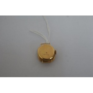 Montre de dame en or jaune. Poids brut : 6,95 g