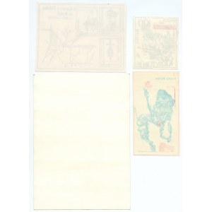 SOLIDARNOŚĆ - znaczki pocztowe + zdjęcie - set 4 sztuk