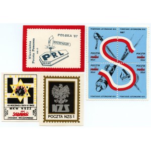 SOLIDARITY - Stempel 4 Stück und Sticker 4 Stück - 8er Set