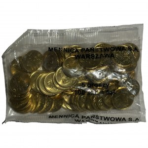 5 Pfennige 2002 (100 Stück) - Bankbeutel