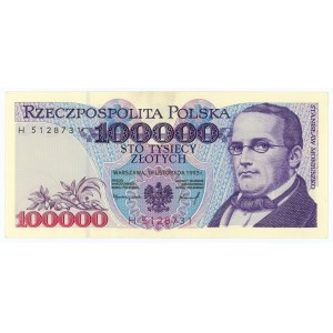 100.000 złotych 1993 - seria H
