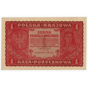 1 polnische Mark 1919 - 1. Serie X