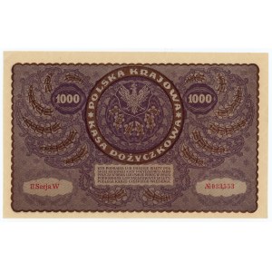 1.000 marek polskich 1919 - II seria W