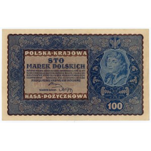100 Polish Marks 1919 - 1st Series D