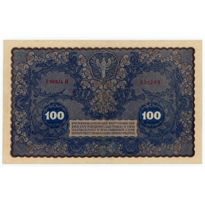 100 Polish Marks 1919 - 1st Series D