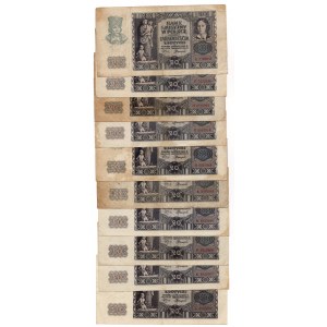 20 gold 1940 - set of 10 pieces