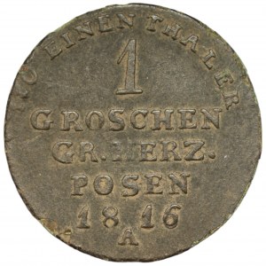 Wielkie Księstwo Poznańskie - POSEN - 1 grosz 1816 (A) Berlin