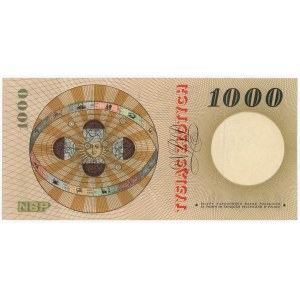 1,000 zloty 1965 - series B