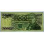 5.000 złotych 1982 - seria CC, CH, CK, DL - zestaw 4 sztuk banknotów