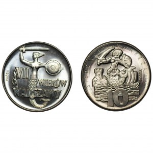 10 zloty 1965 - SAMPLE - set of 2 pieces