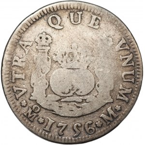MEXICO CITY - 2 reals 1756 - (Mo).