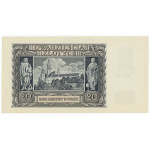 20 zloty 1940 - O series